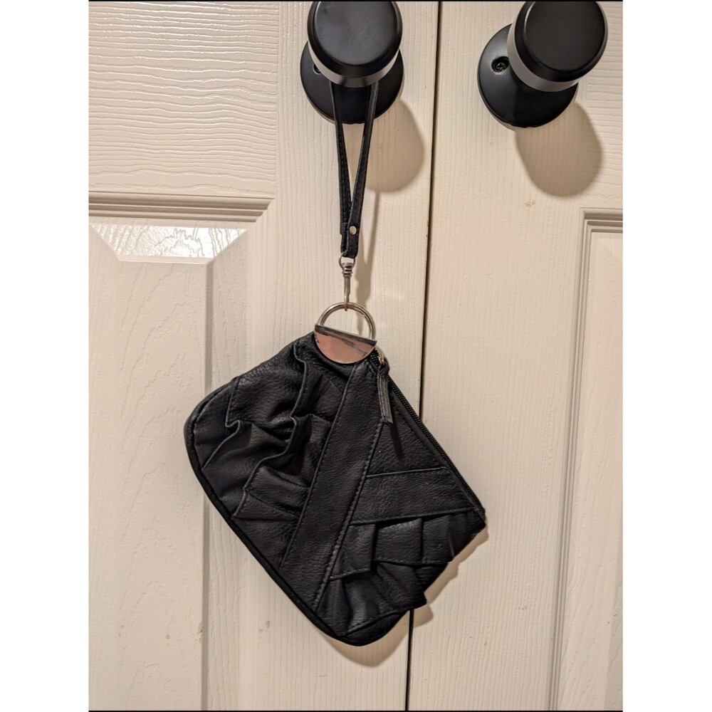 Vintage Y2K Claire's Black Wristlet Clutch